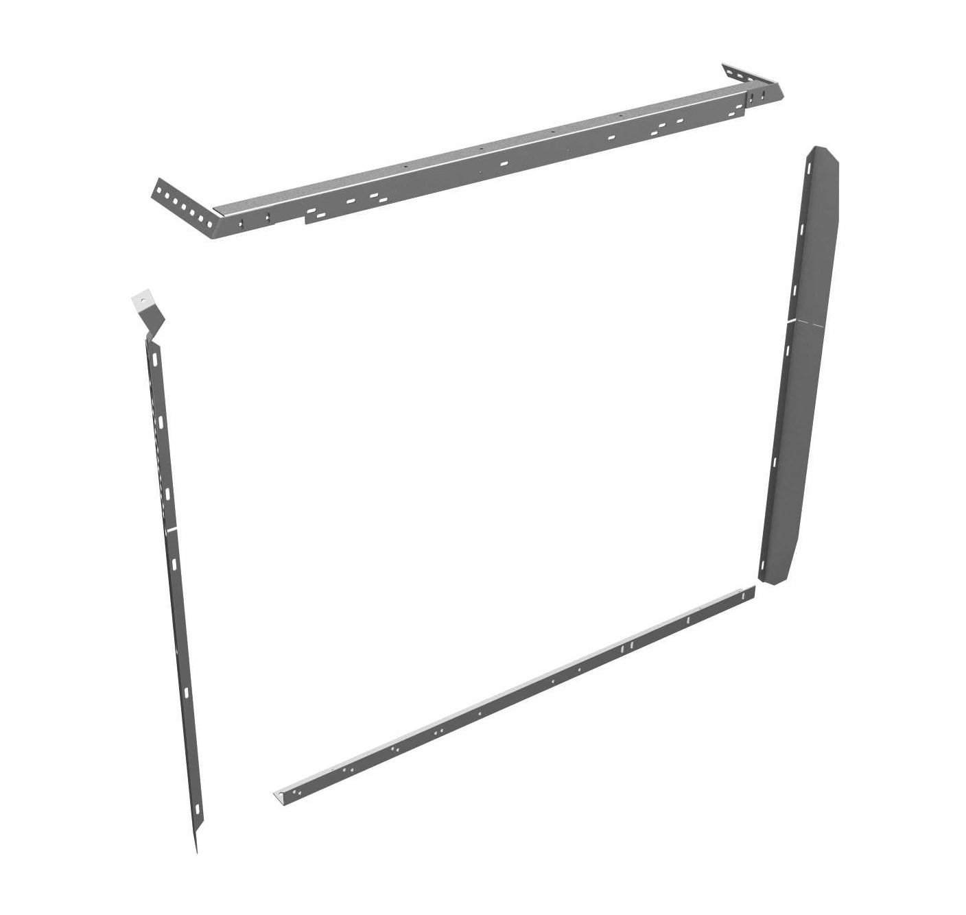 Steel Partition Mounting Kit w/ Visibility