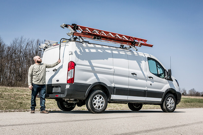 Ford Transit Cargo Van Storage