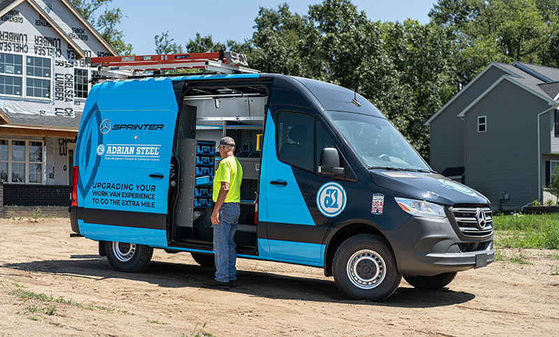 Mercedes Sprinter Cargo Van Storage