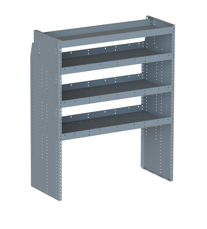 40 in. 4-Shelf Unit , Heavy Duty