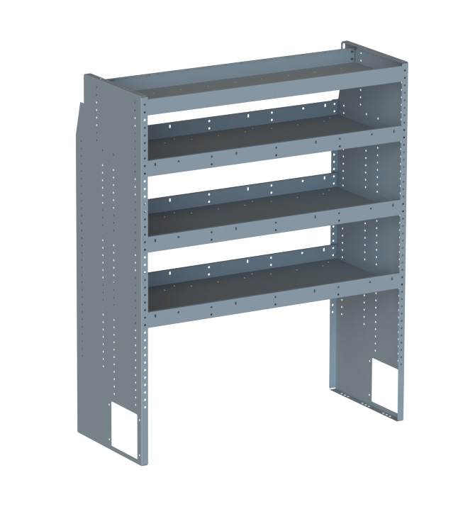 40 in. 4-Shelf Unit for Conduit , Conduit Carrier, Heavy Duty