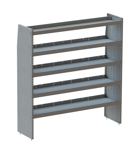 60 in. 5-Shelf Unit , Heavy Duty