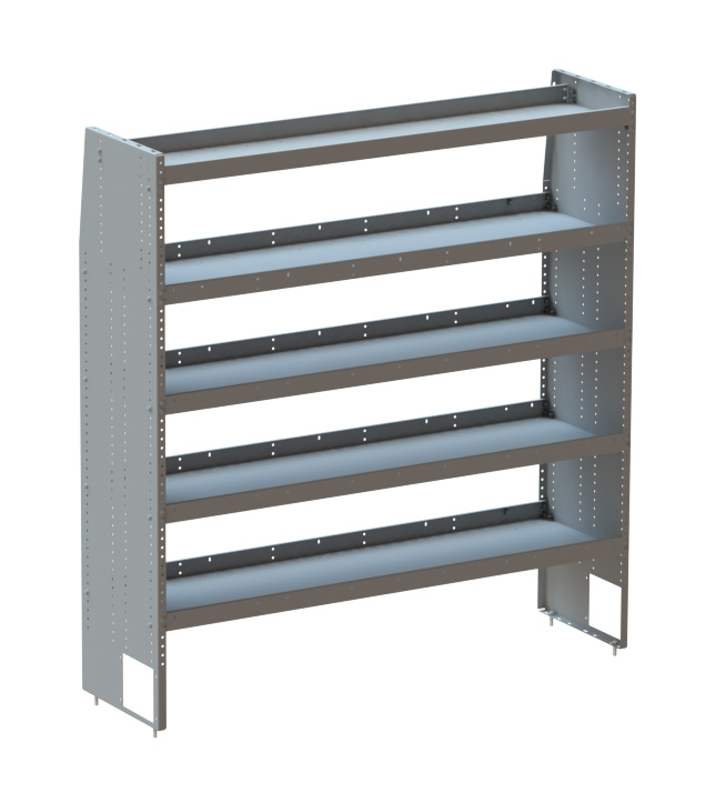 60 in. 5-Shelf Unit for Conduit , Conduit Carrier, Heavy Duty