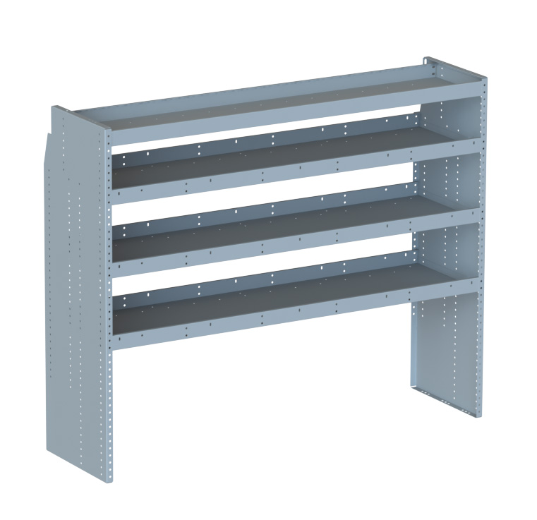 60 in. 4-Shelf Unit , Heavy Duty