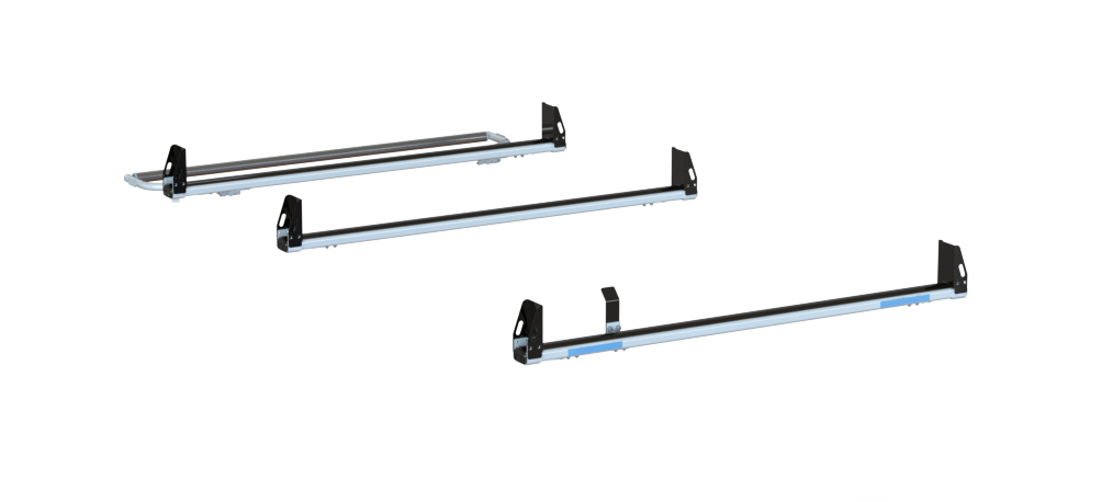 3-Bar HD Utility Rack w/ 6" Uprights (6) & Rear Roller  - No Mounts