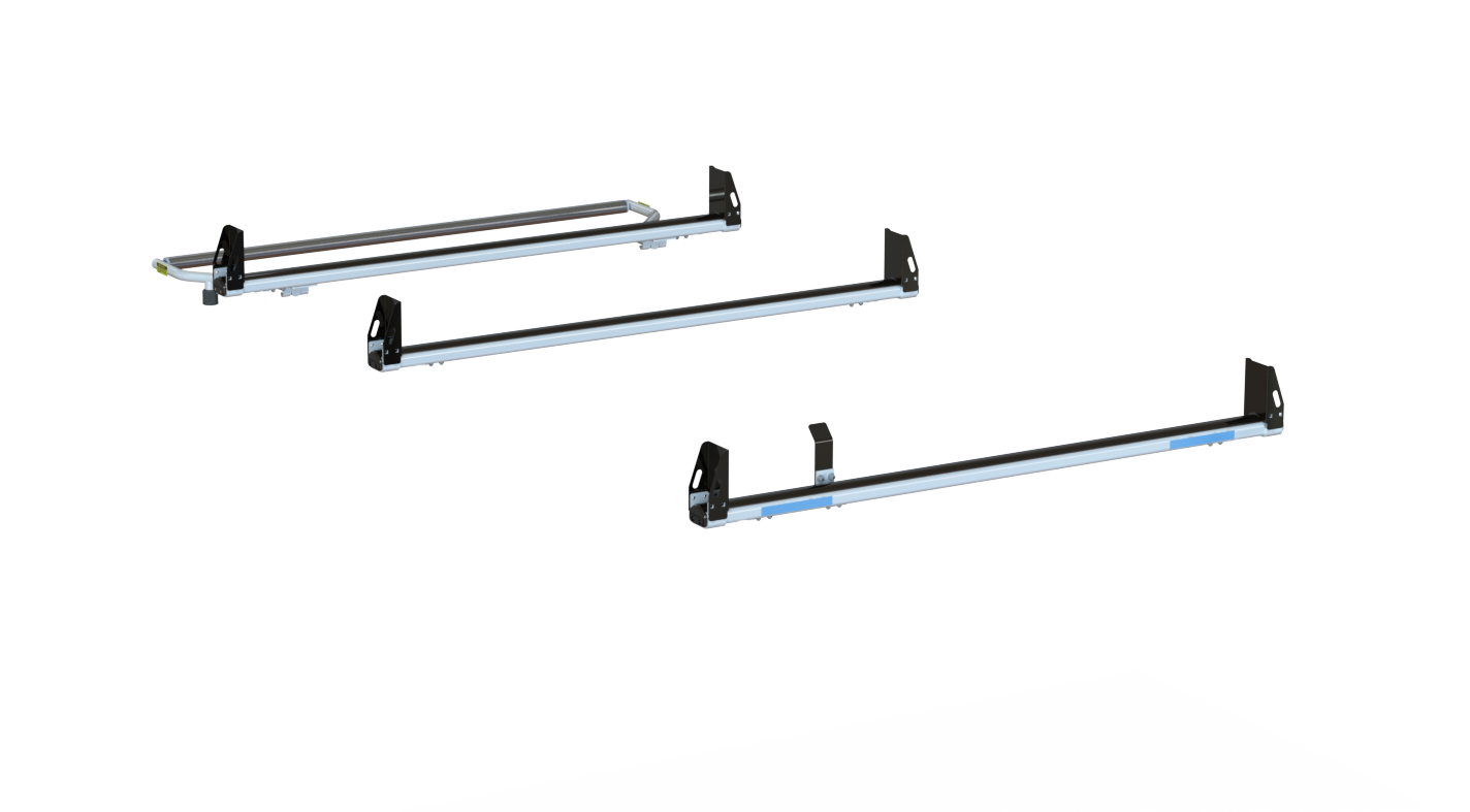 3-Bar HD Utility Rack w/ 6" Uprights (6) & Rear Roller  - No Mounts