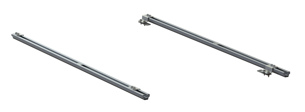 Mounting Roof Rail Kit, 67", Multiple Pickups