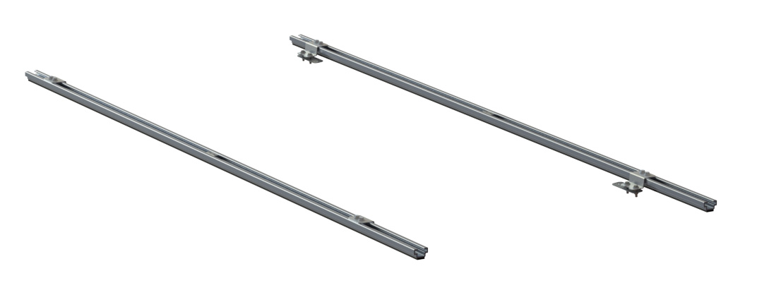 Mounting Roof Rail Kit, 96", Multiple Pickups