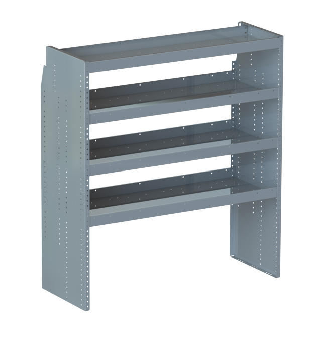 44 in. 4-Shelf Unit , Heavy Duty