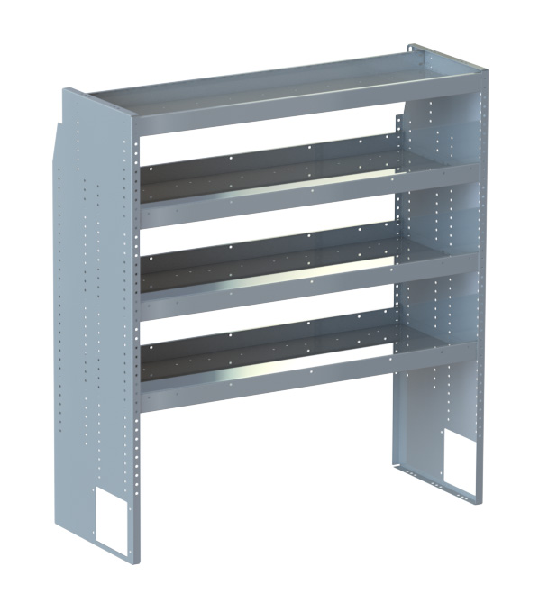 44 in. 4-Shelf Unit for Conduit , Conduit Carrier, Heavy Duty