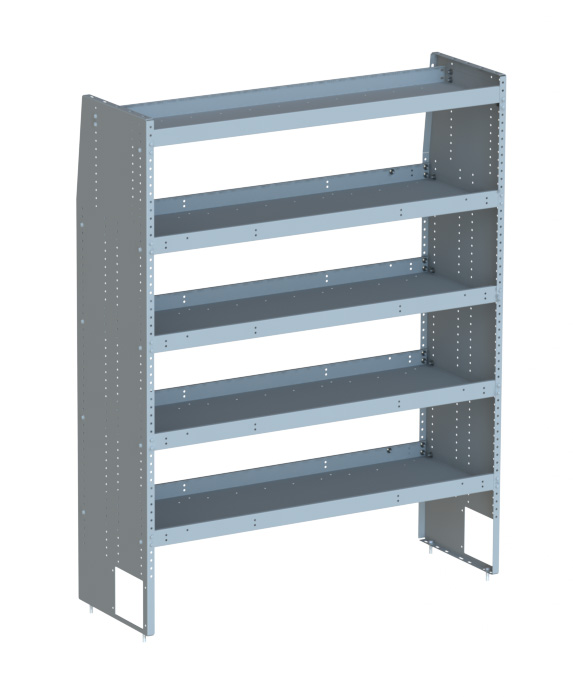 50 in. 5-Shelf Unit for Conduit , Conduit Carrier, Heavy Duty