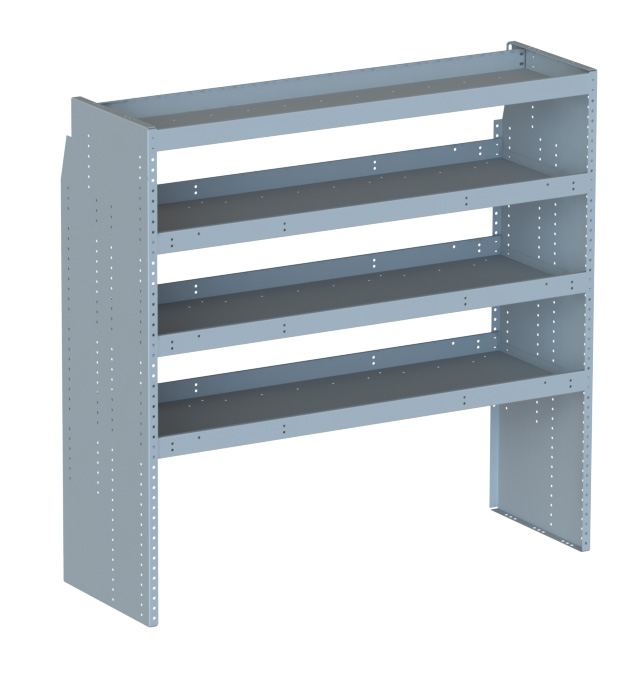 50 in. 4-Shelf Unit , Heavy Duty