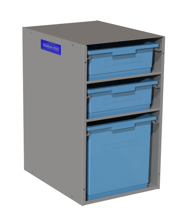 3-Bin Cabinet w/ Bins